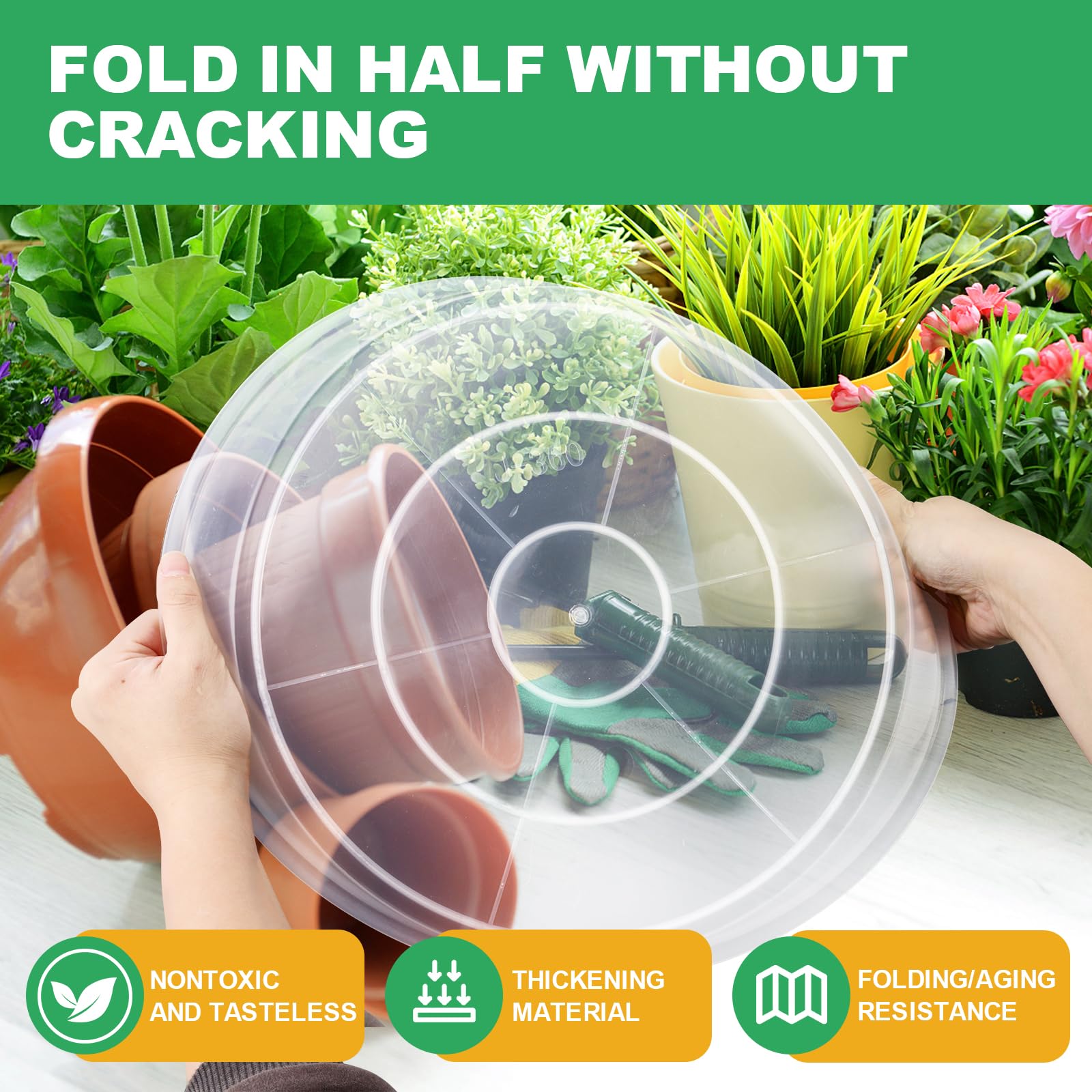OUPSAUI water-drip tray catches excess moisture to protect surfaces.