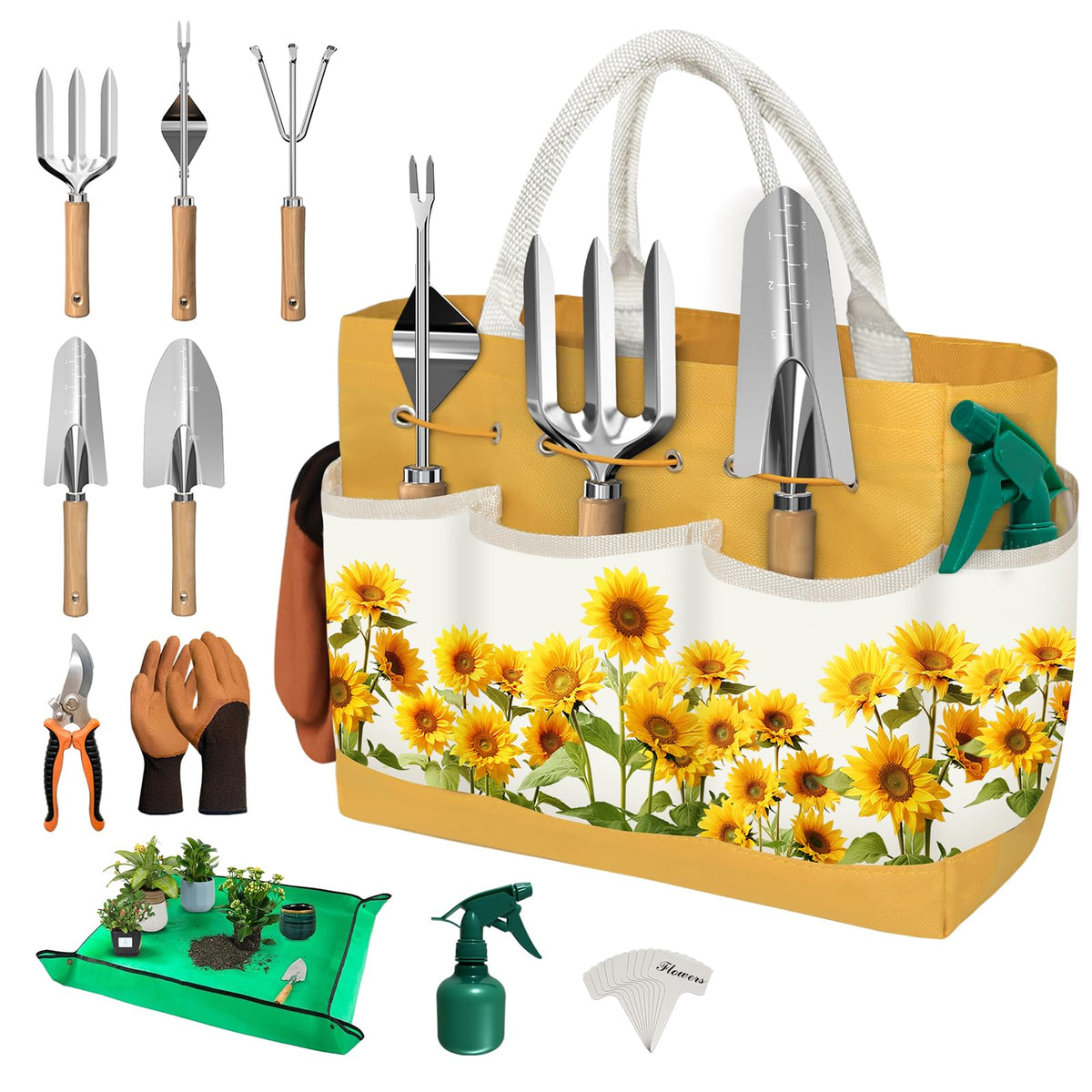 Ourrest tote bag and tools organize your garden essentials for easy access.