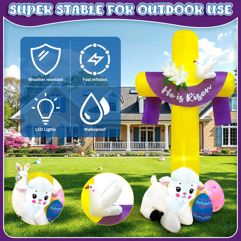 OurWarm built-in blower enables quick, easy inflation outdoors