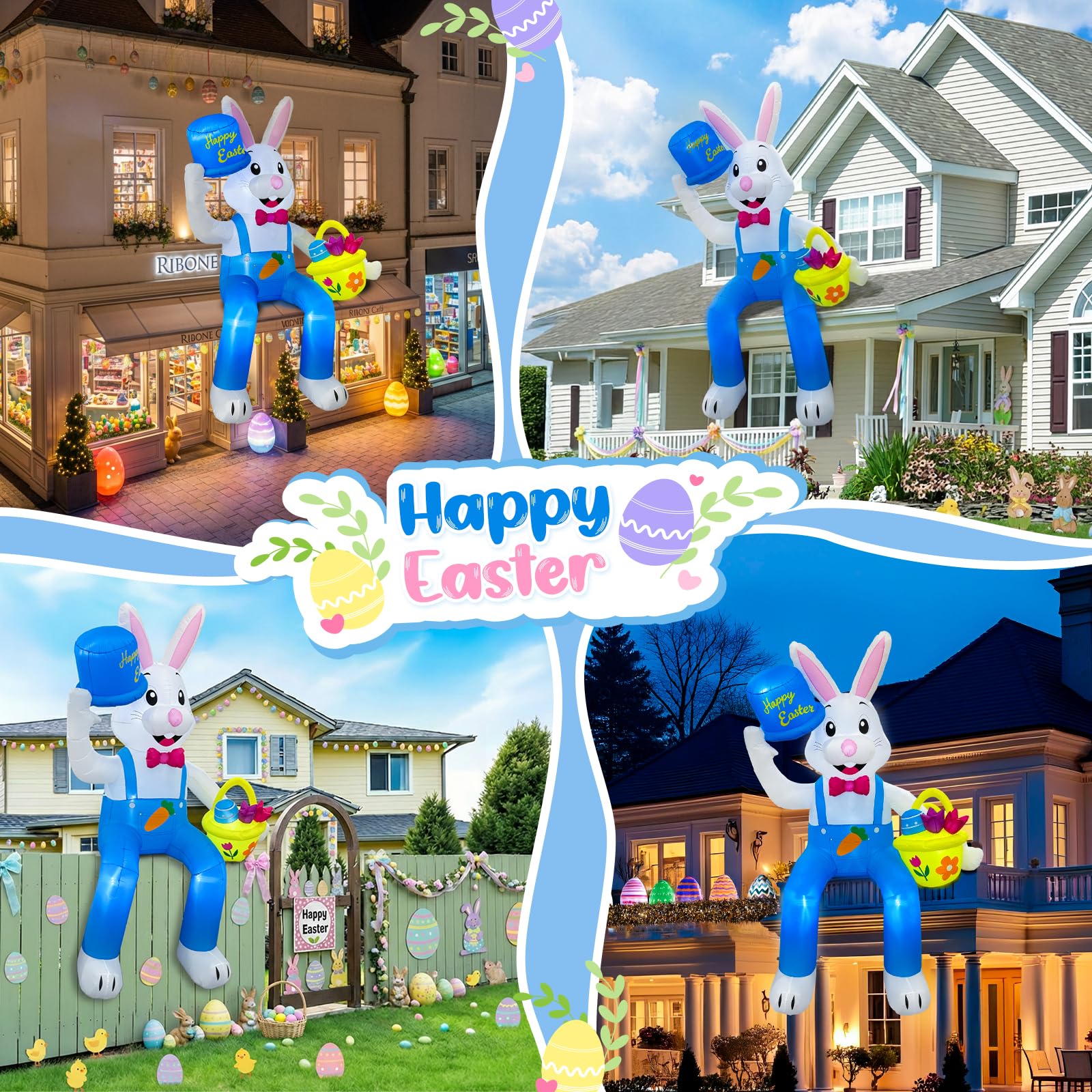 OurWarm lights create a magical glow for Easter evenings outdoors