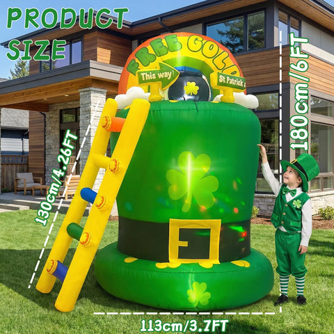 OurWarm leprechaun hat trap close-up highlights clever design for photos