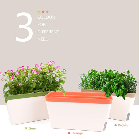 OurWarm three versatile planters fit windowsills, desks, or countertops.