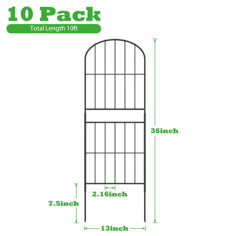 OUSHENG 10-panel fence kit interlocks easily for flexible yard layouts.