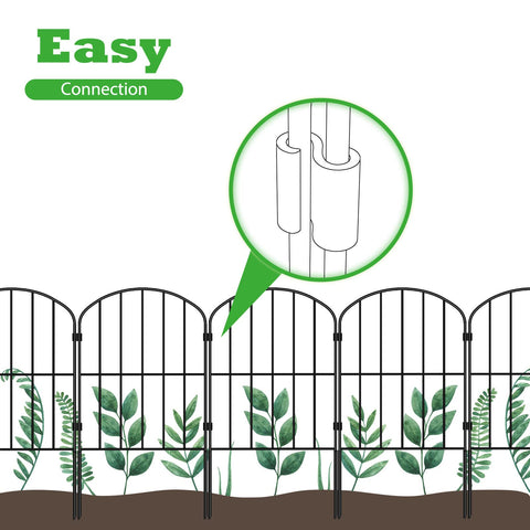 OUSHENG 10-panel fence spans ten feet for clear boundary definition.