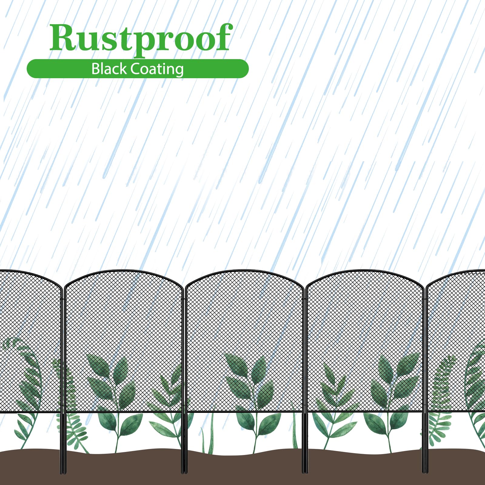 OUSHENG rustproof-coated fence resists weather for reliable outdoor use