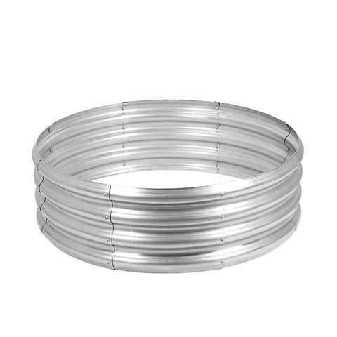 OUSHENG fire pit ring with screws, illustrating easy assembly and sturdy fit.