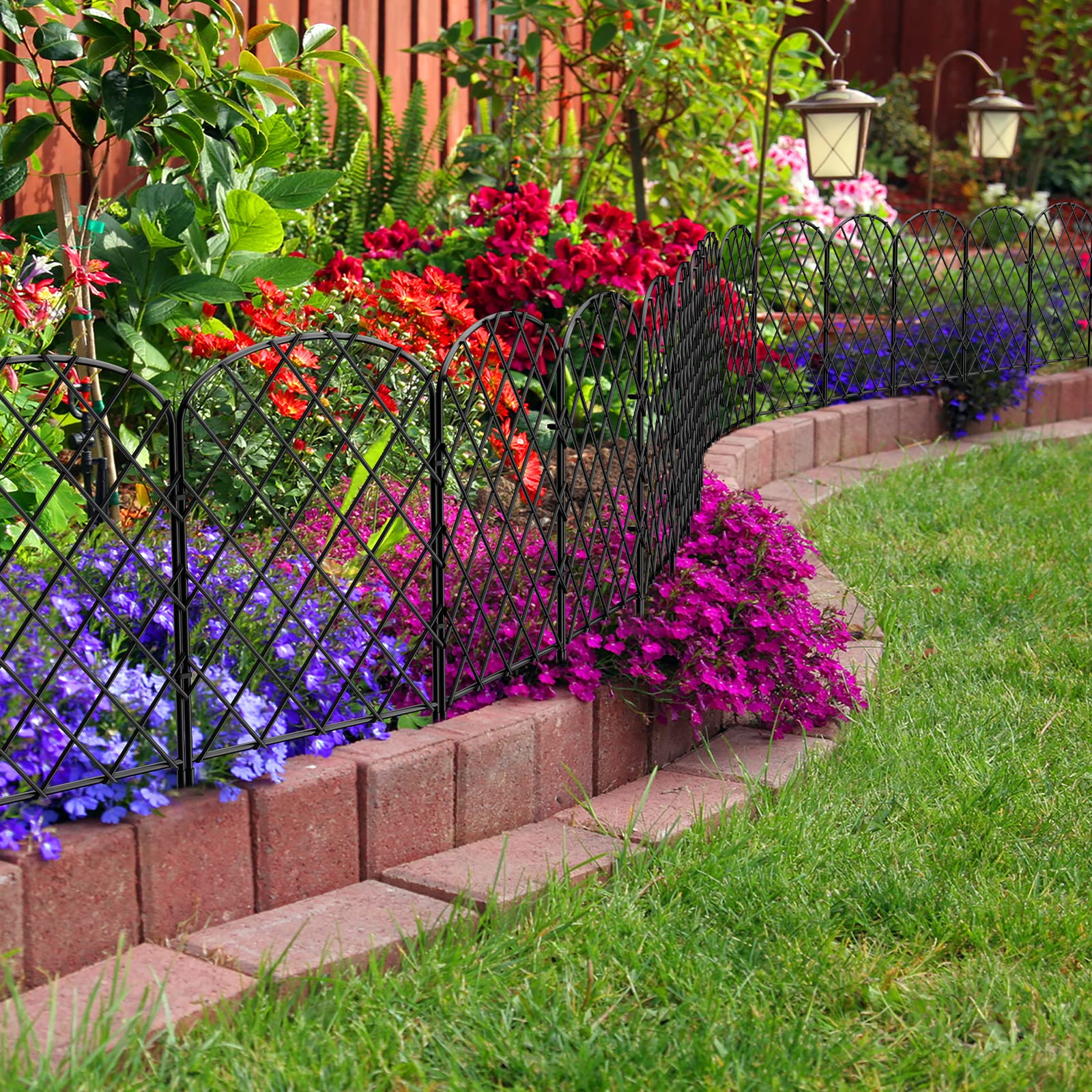 OUSHENG garden barrier helps deter small animals from gardens.