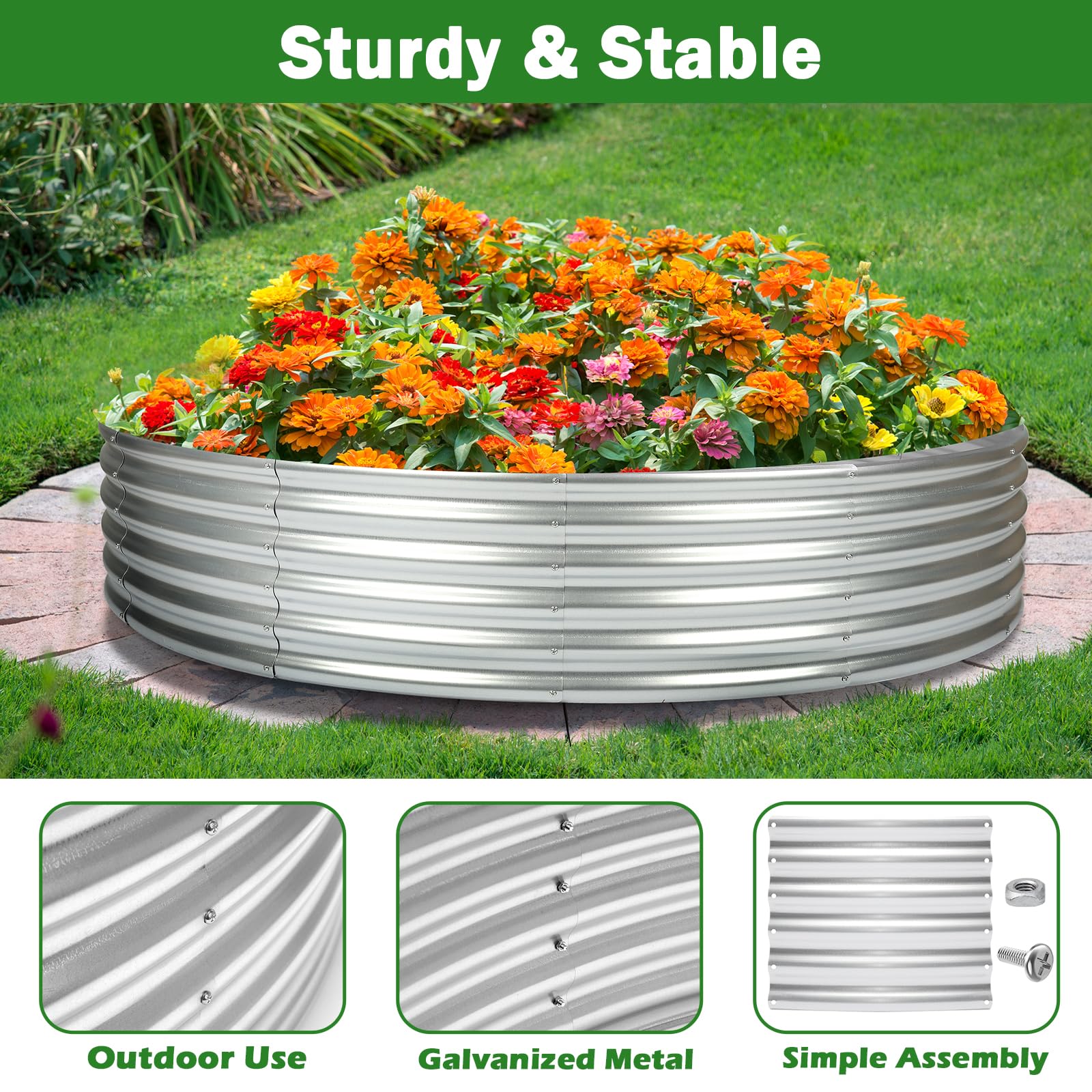 OUSHENG open-bottom design supports drainage and deeper root growth.