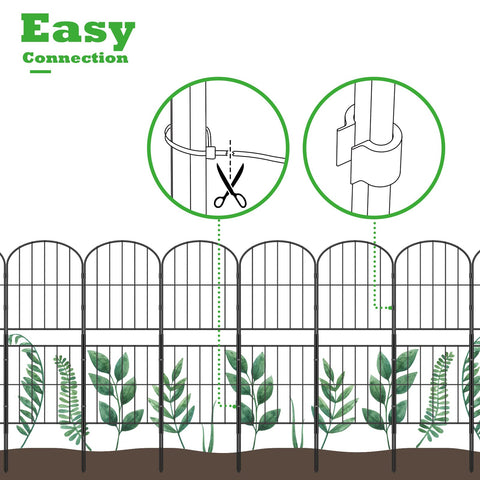 OUSHENG rustproof black garden wire provides durable outdoor border.
