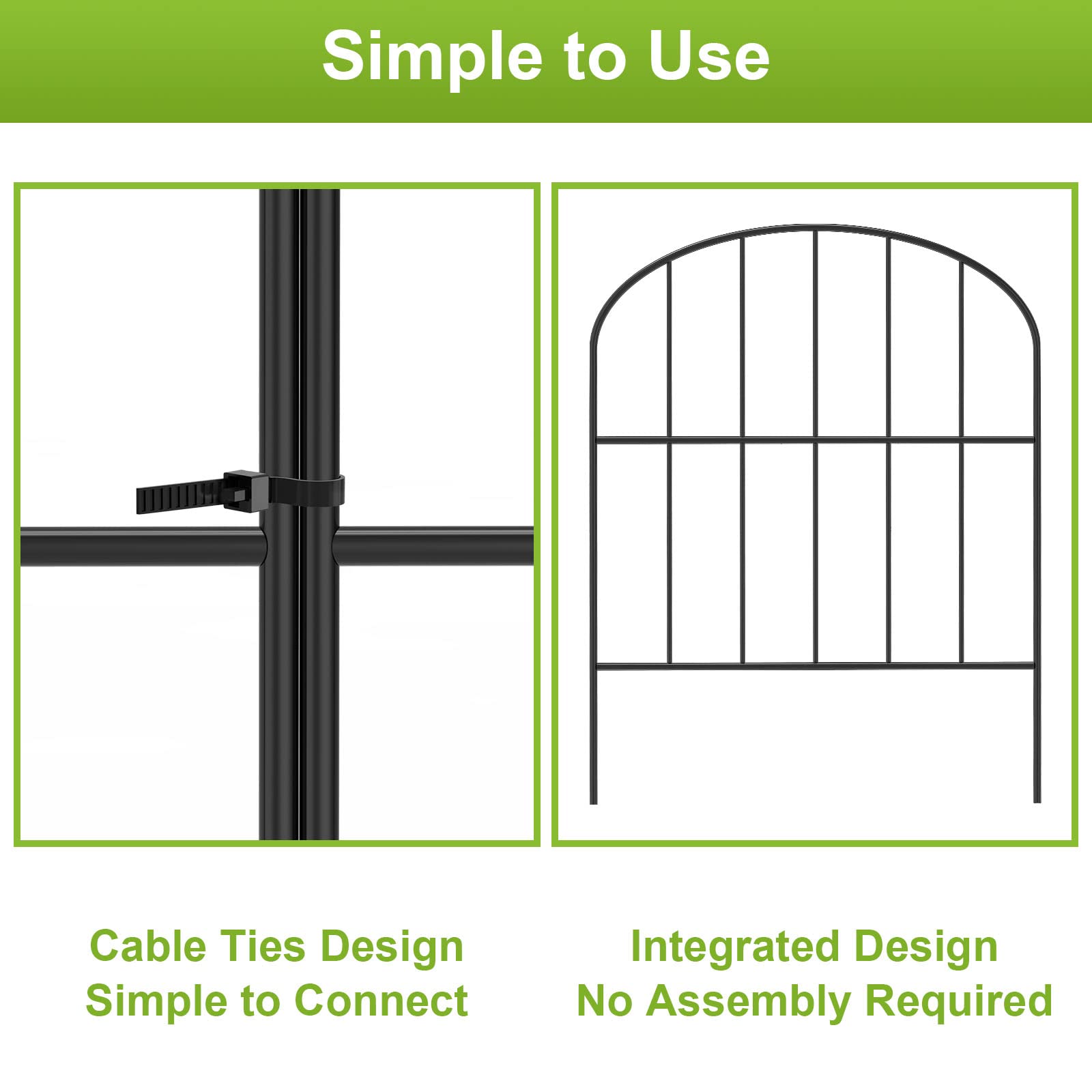 OUSHENG rustproof metal wire construction resists weather and wear.
