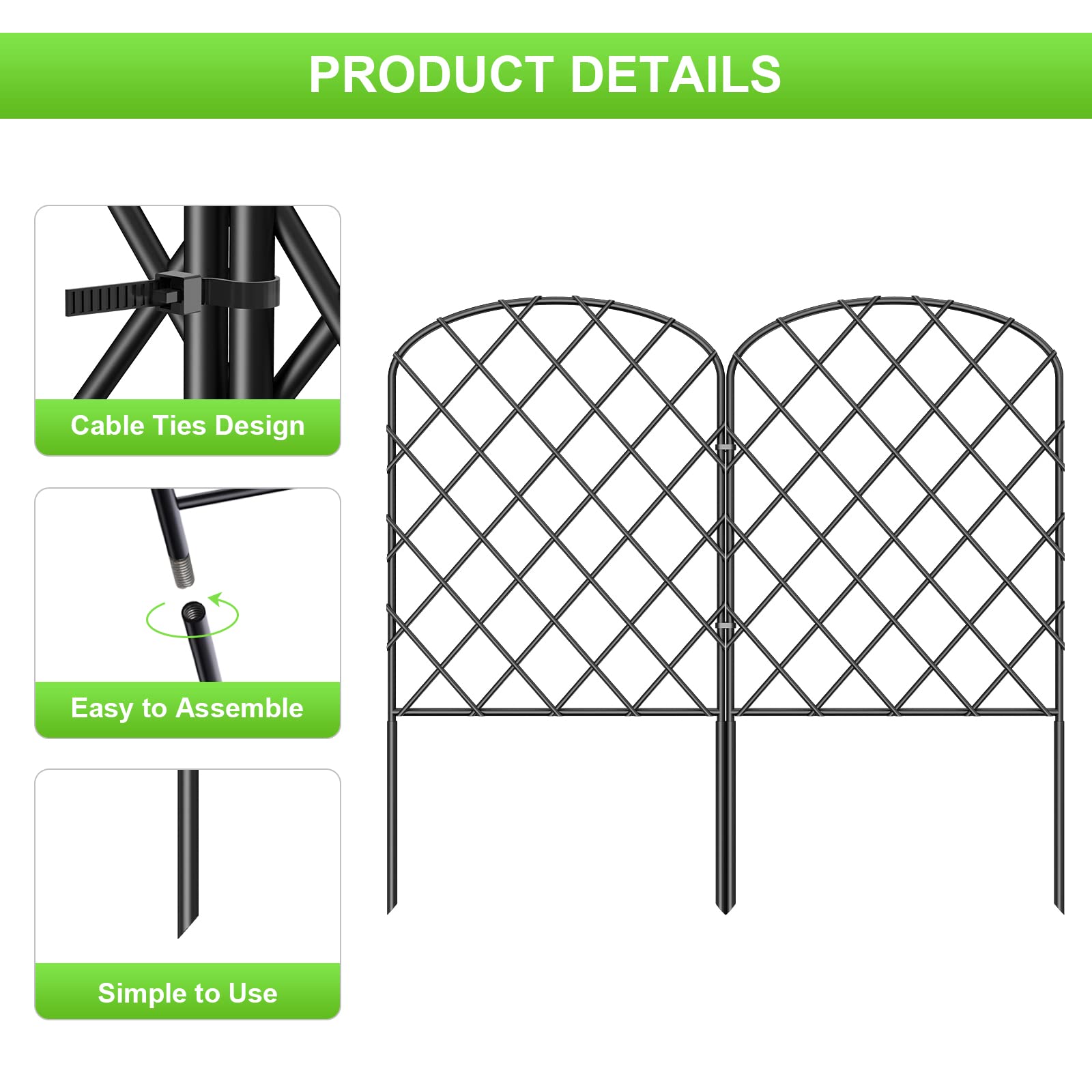 OUSHENG rustproof powder-coated finish resists weather and corrosion.