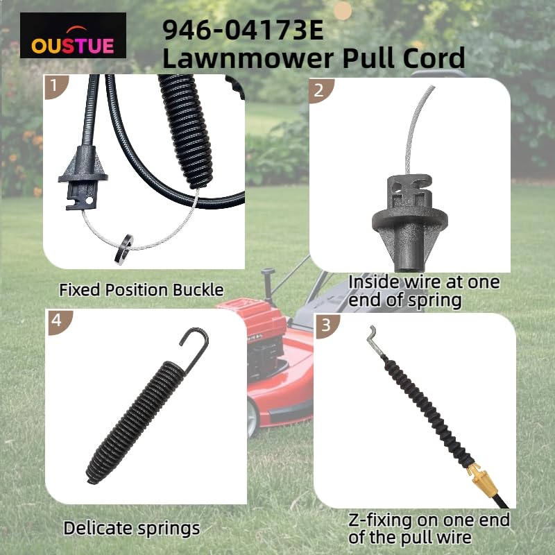 OUSTUE conduit and inner wire length detail for accurate sizing.