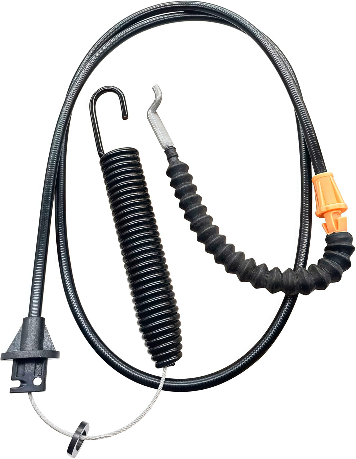 OUSTUE deck engagement cable close-up, durable build for MTD compatibility.