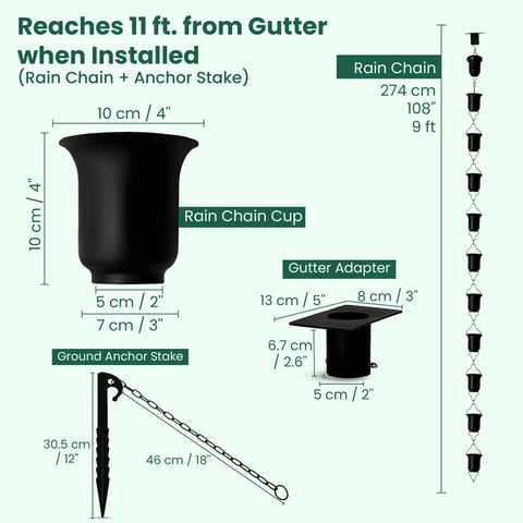 OUT ESSENTIALS matte black design elevates outdoor decor and drainage