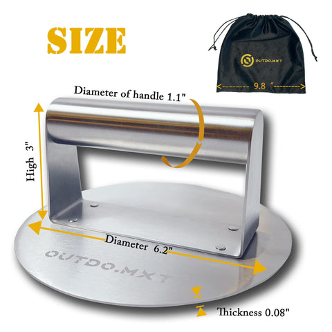 OUTDO.MXT velvet storage bag protects finish and simplifies transport on camping trips.
