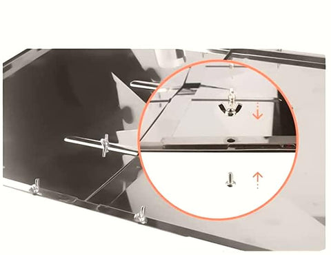 Outdoor Bazaar grease tray set supports multiple brands like Nexgrill and Dyna-Glo