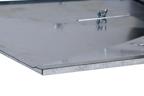 Outdoor Bazaar grease tray set includes grease cup for easy cleanup