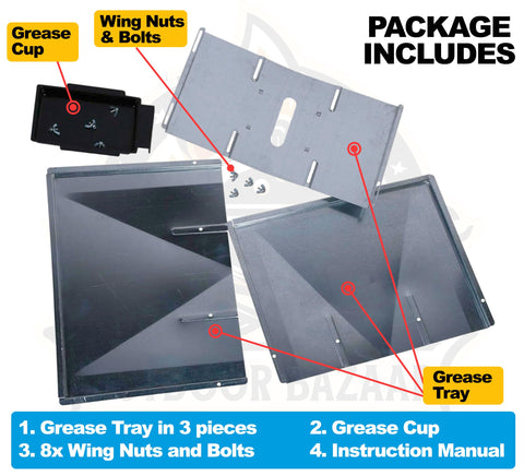 Outdoor Bazaar tip to measure original tray before purchase