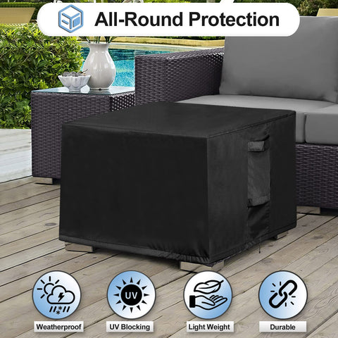 OutdoorLines waterproof cover withstands heavy rain and snow outdoors