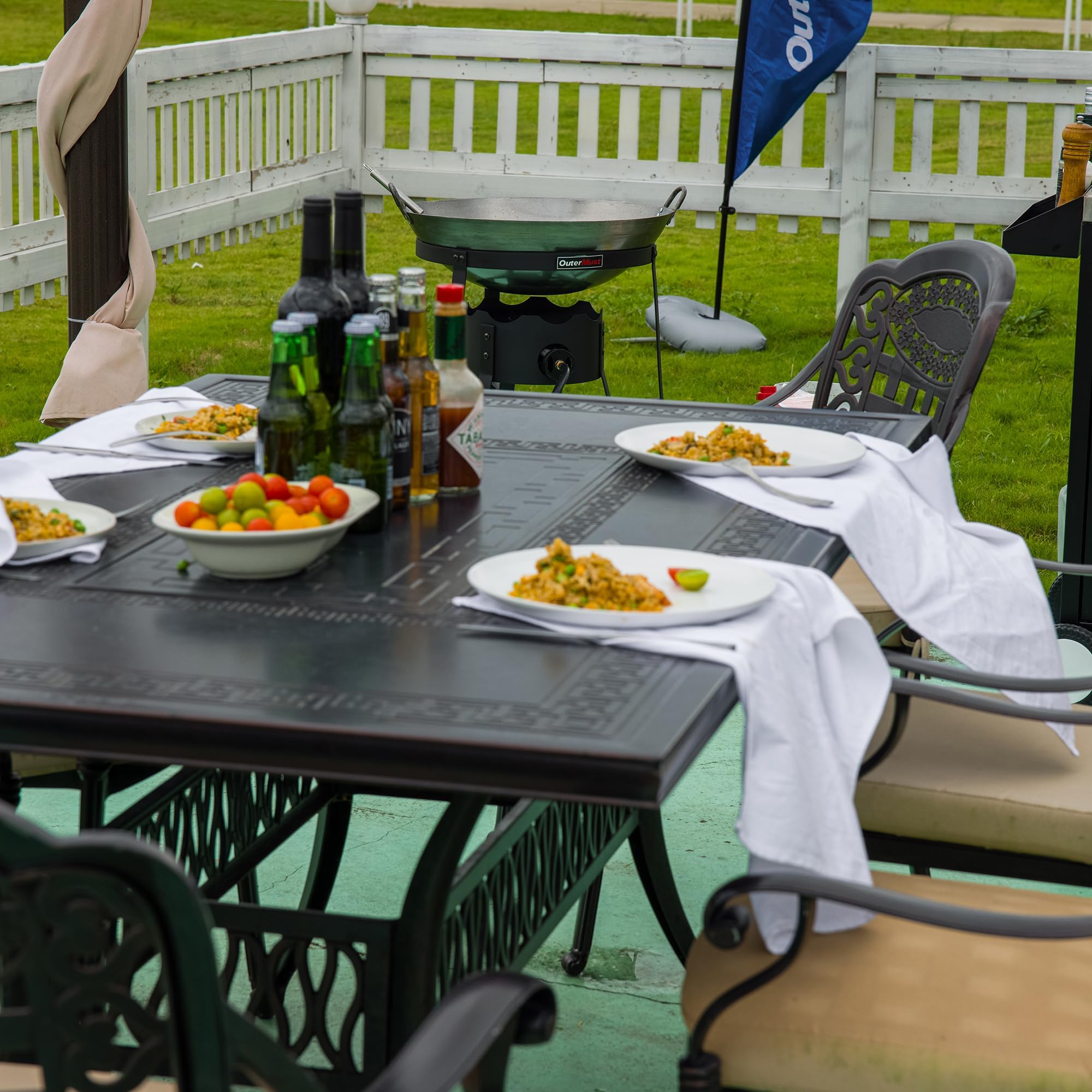 OuterMust portable backyard stove designed for easy setup and on-the-go use.