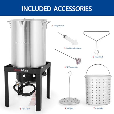 OuterMust CSA-regulator and 10 PSI valve support safe outdoor operation.