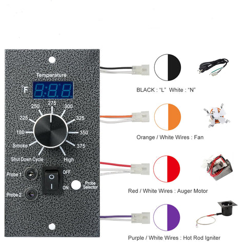 OUTGIK temperature setting dial with 10 modes