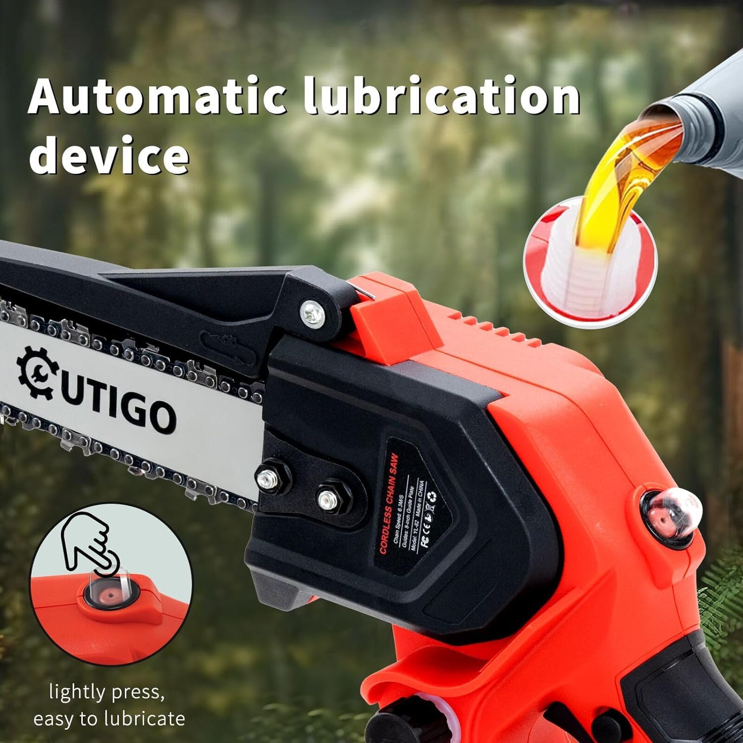 OUTIGO chainsaw accessories and case for complete ready-to-use kit