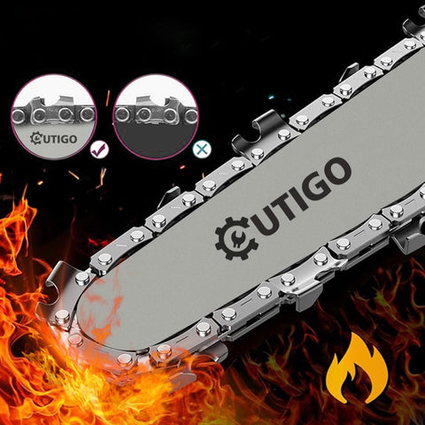 OUTIGO chainsaw safety lock supports secure operation