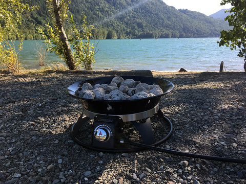 Outland Living Cypress Helios stainless burner delivers fuller, natural flame