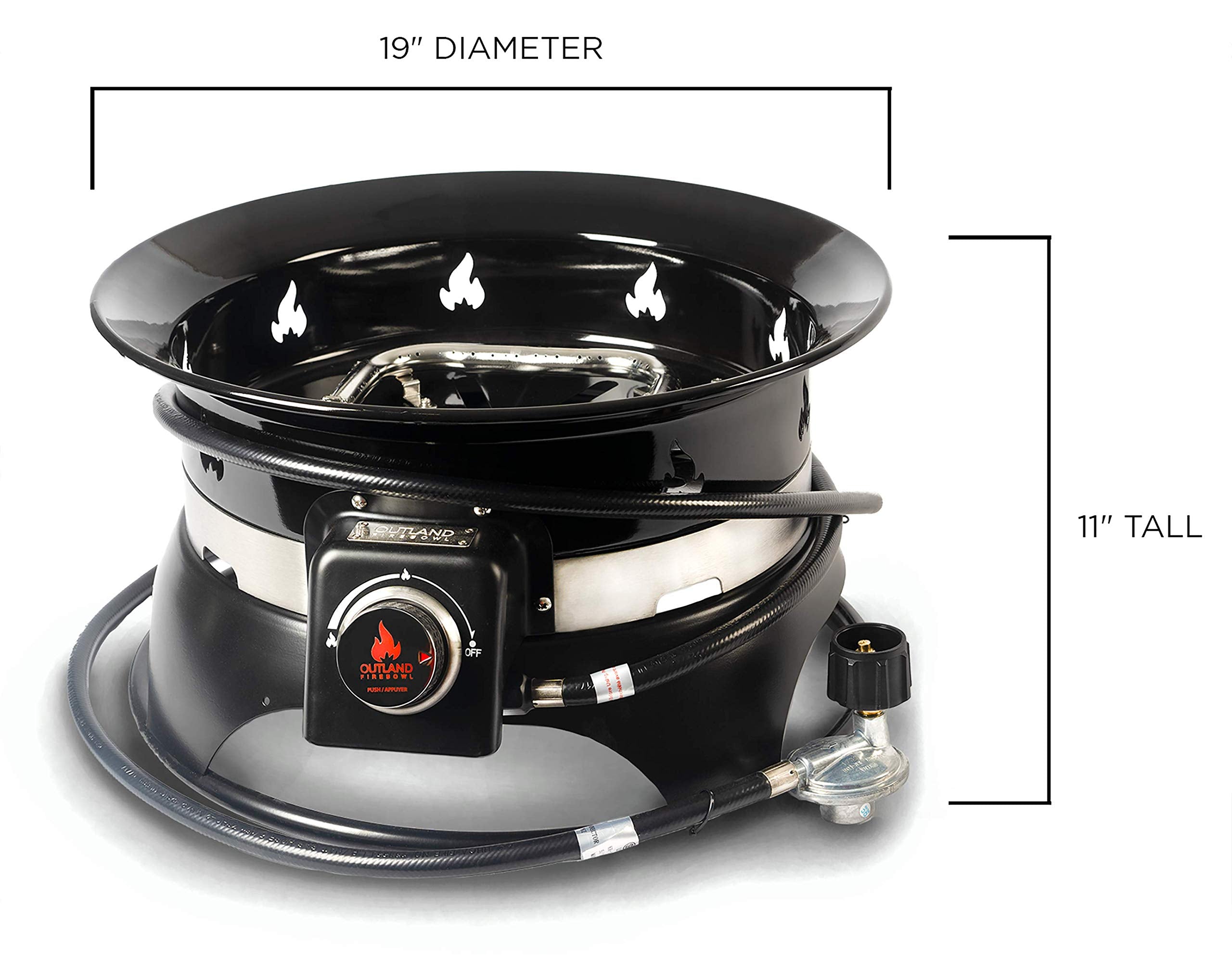 Outland Living Firebowl 870 Premium carry kit enables convenient outdoor use