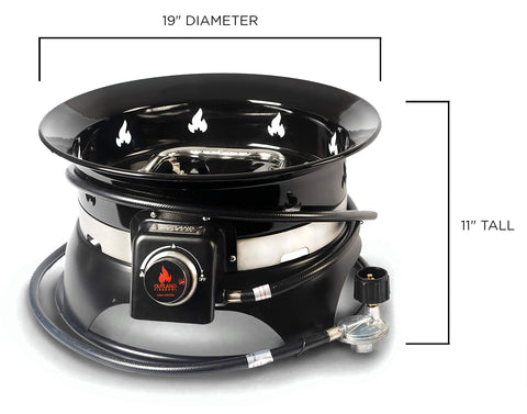 Outland Living Firebowl 870 Premium carry kit enables convenient outdoor use