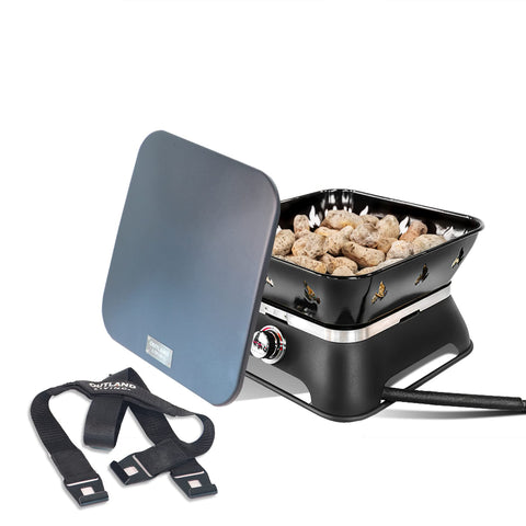 Carry kit and cover simplify transport and protection.