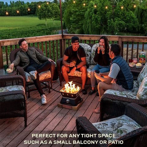 Durable steel with enamel finish ensures lasting outdoor performance.