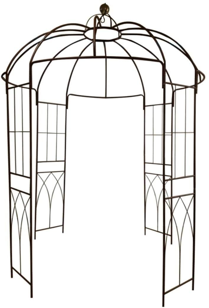 OUTOUR Birdcage Gazebo with 9ft height guiding climbing vines for outdoors