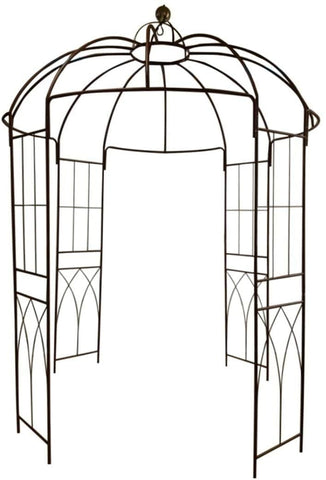 OUTOUR Birdcage Gazebo with 9ft height guiding climbing vines for outdoors