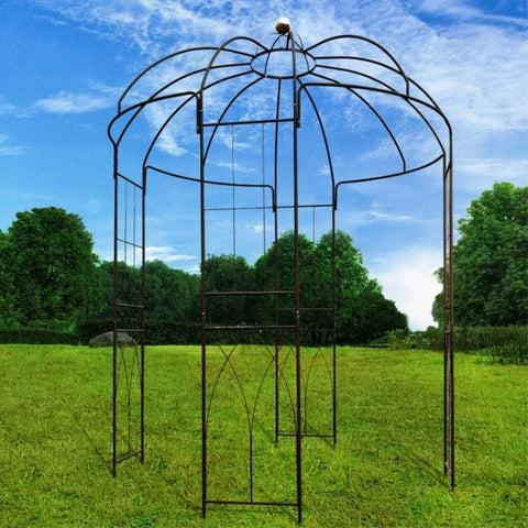 OUTOUR Pergola pavilion arch serves as a wedding backdrop and focal point