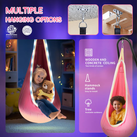OUTREE cotton kids chair suitable for indoor and outdoor relaxation.