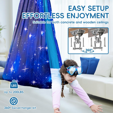 OUTREE indoor-outdoor swing offers flexible placement for home or yard.