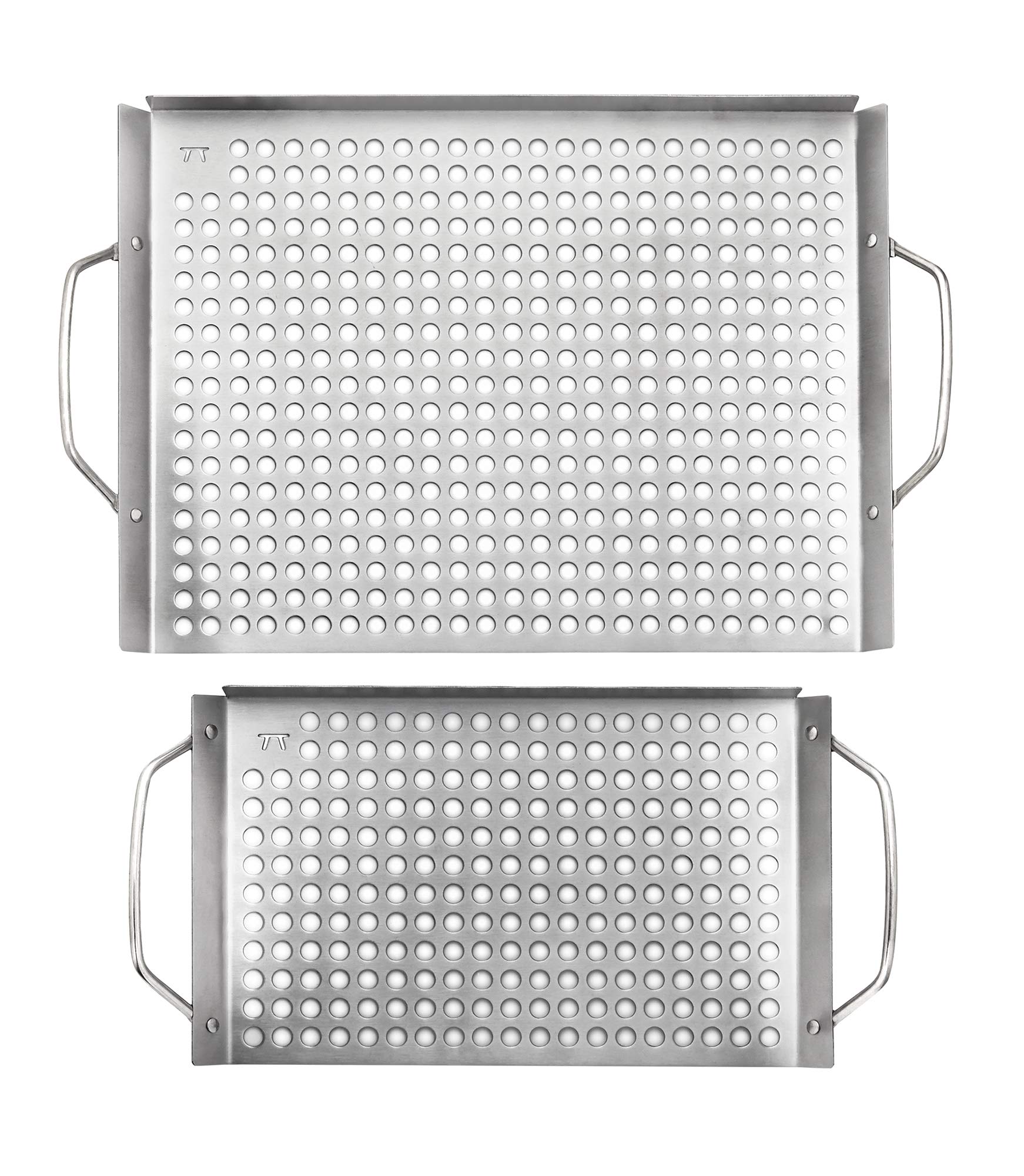 Outset set fits most grills for safe cooking of fish and vegetables