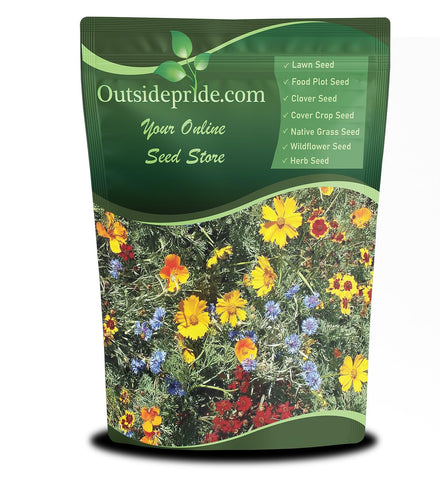Outsidepride Gulf Coast wildflower seed mix packaging ready for easy planting in sunny yards.
