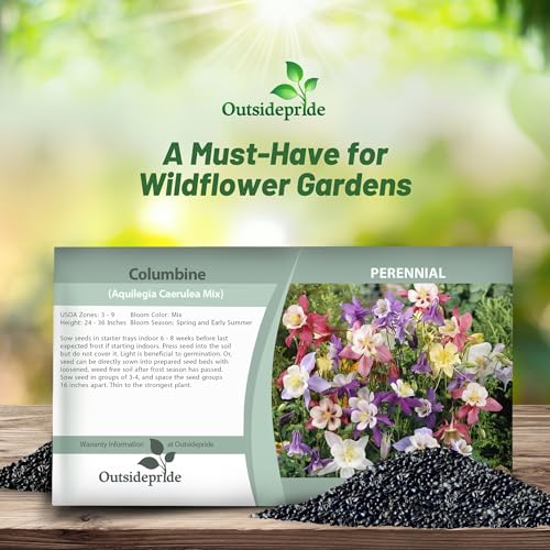 Outsidepride mixed columbine seeds produce cut flowers for fresh arrangements