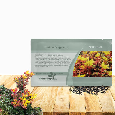 Outsidepride Oregnum Sedum seeds form dense ground-cover mats.