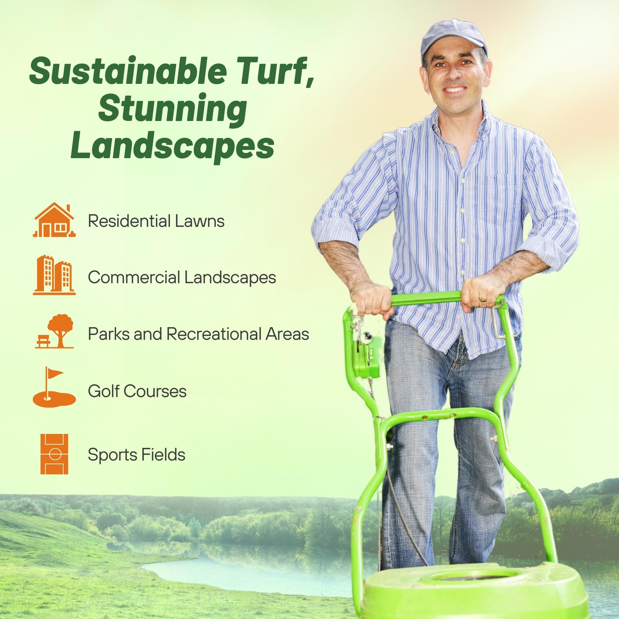 Outsidepride Rescape Seashore Paspalum helps erosion control on slopes