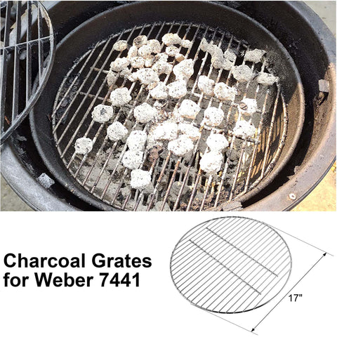 Outspark grill grate with built-in handle for easy lifting