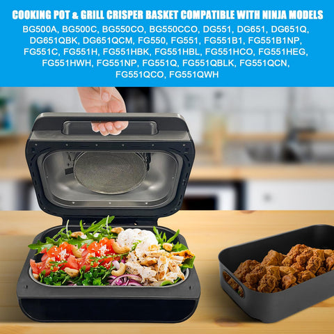 Outspark compatibility ninja-foodi models for broad kitchen versatility.