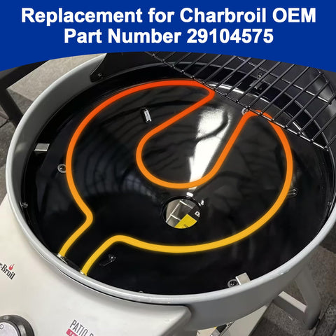 Outspark heating element for Charbroil 16601559 prepared for secure fit and rust resistance