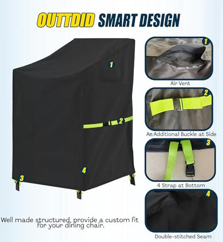 OUTTDID 600D oxford fabric close-up shows rugged waterproof material.