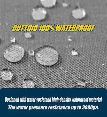 OUTTDID tear-resistant seams endure all weather conditions.