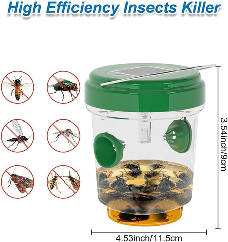Outtkitywi Wasp Trap designed for outdoor spaces.