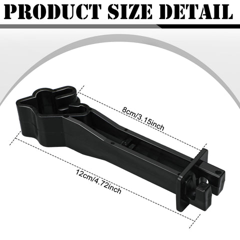 Outus black 50-pack electric fence insulators ready for quick replacements.